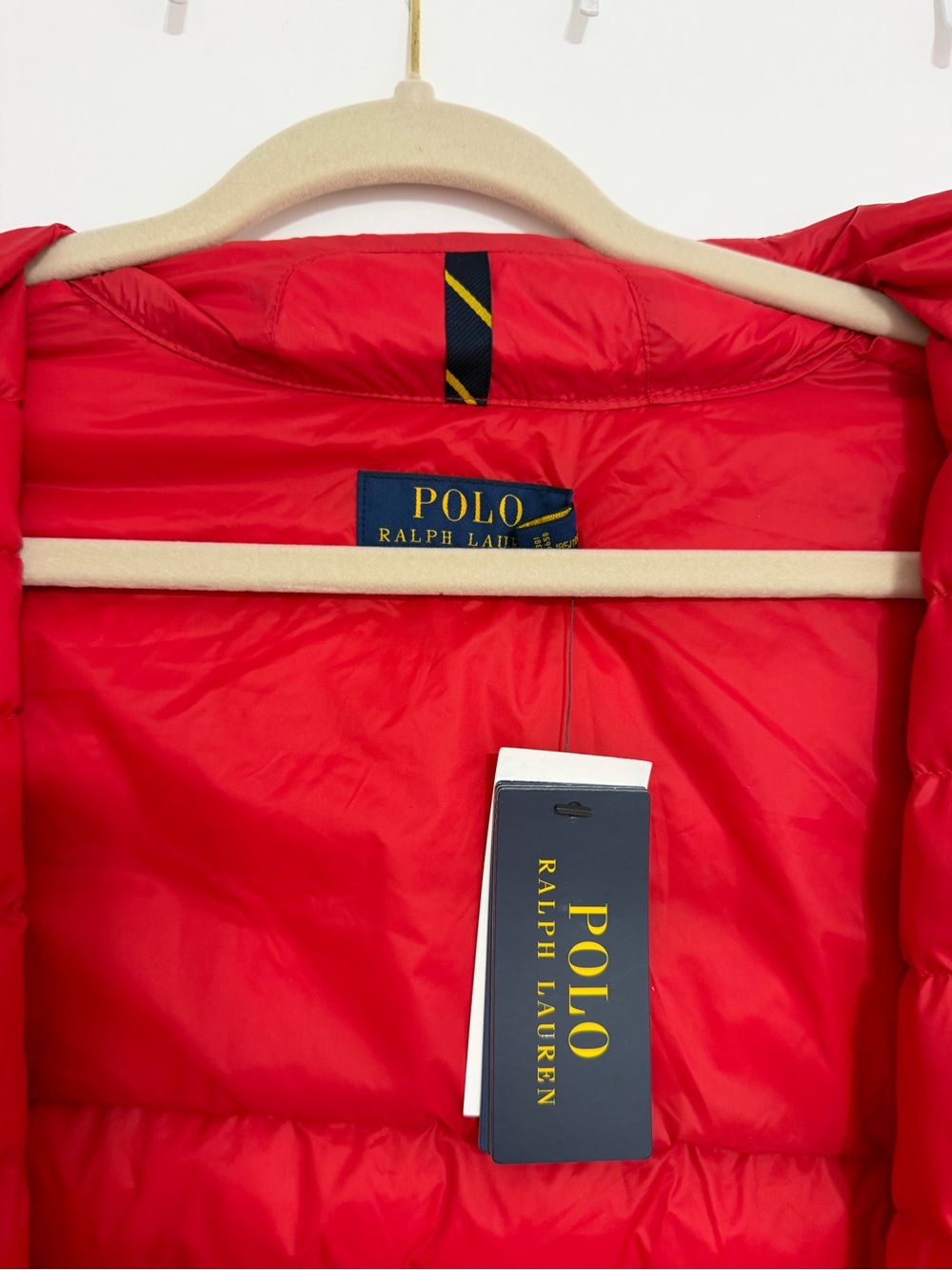 Polo by Ralph Lauren Red Quilted Puffer Vest - Picture 6 of 10